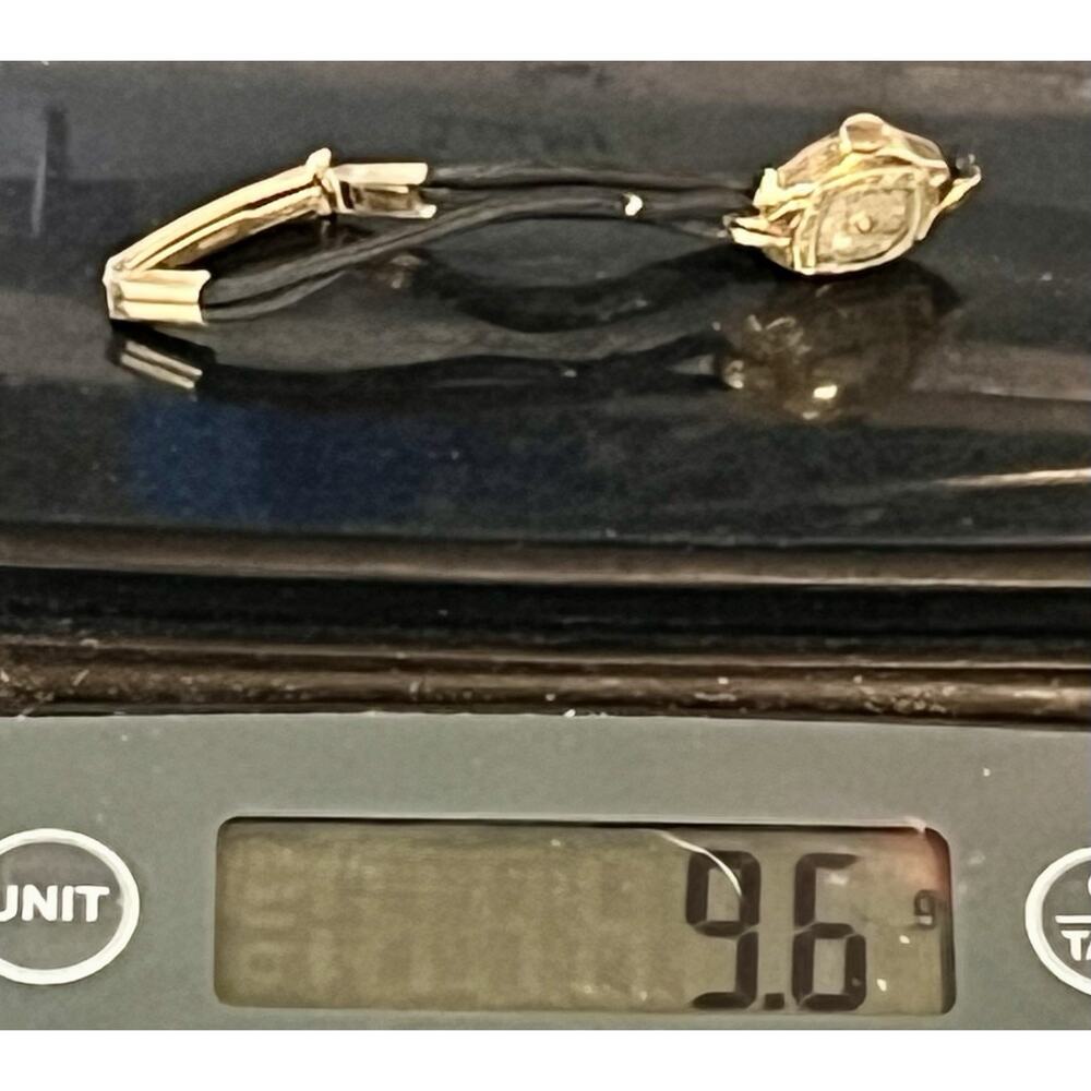 1940’s BULOVA Art Deco 10K Rolled Gold Plate Ladies Wrist Watch Cord Band READ - Picture 7 of 16
